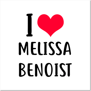 i love melissa benoist Posters and Art